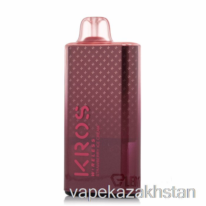 Vape Kazakhstan Kros Wireless 9000 Disposable Strawberry Ice Cream